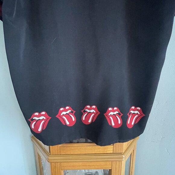 Vtg 90s Dragonfly Men’s LG Rolling Stones Button-down Shirt Band Rocker Jagger - Picture 8 of 12